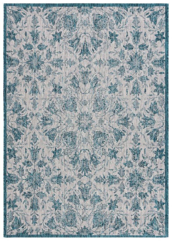 Safavieh Cy8536-37212 Power-loomed Area Rug - Elegant, Durable Design For Indoor & Outdoor Spaces, Eco-friendly Grey ,Blue 88% Polypropylene,12% Polyester Cy8536-37212-6