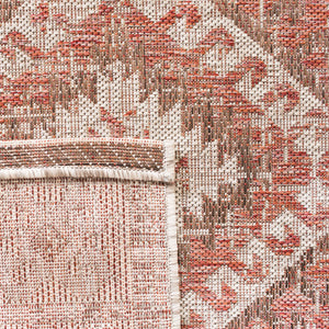 Safavieh Courtyard Elegant Indoor/Outdoor Area Rug - Timeless Design, Durable & Easy To Clean For Any Home Light Grey ,Light Beige 85.4% Polypropylene,10.4% Polyester,4.2% Latex Cy8546-37613-6