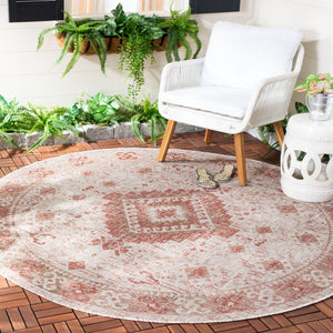 Safavieh Courtyard Elegant Indoor/Outdoor Area Rug - Timeless Design, Durable & Easy To Clean For Any Home Light Grey ,Light Beige 85.4% Polypropylene,10.4% Polyester,4.2% Latex Cy8546-37613-6