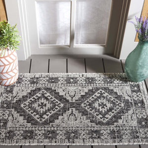 Safavieh Courtyard Elegant Indoor/Outdoor Area Rug - Timeless Design, Durable & Easy To Clean For Any Home Light Grey ,Light Beige 85.4% Polypropylene,10.4% Polyester,4.2% Latex Cy8546-37613-6