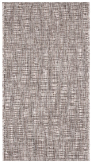 Safavieh Courtyard Elegant Power-loomed Area Rug – Durable, Stylish, & Oeko-tex Certified For Indoors/Outdoors Grey ,Turquoise 88% Polypropylene,12% Polyester Cy8576-37111-4