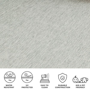 Safavieh Courtyard Elegant Power-loomed Area Rug – Durable, Stylish, & Oeko-tex Certified For Indoors/Outdoors Grey ,Turquoise 88% Polypropylene,12% Polyester Cy8576-37111-4