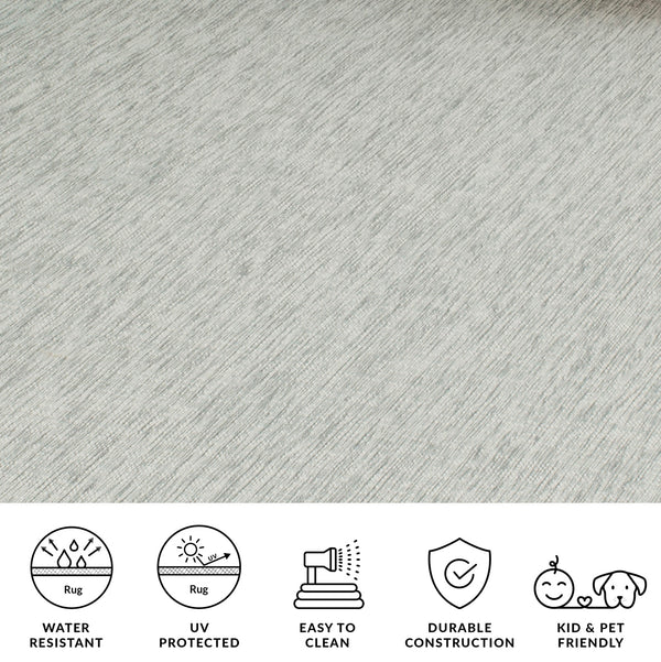 Safavieh Courtyard Elegant Power-loomed Area Rug – Durable, Stylish, & Oeko-tex Certified For Indoors/Outdoors Grey ,Turquoise 88% Polypropylene,12% Polyester Cy8576-37111-4