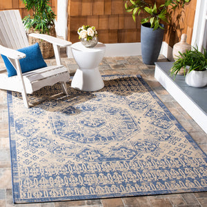 Safavieh Courtyard Elegant Indoor/Outdoor Area Rug With Timeless Design And Durable Craftsmanship For Your Home Beige ,Mocha 88% Polypropylene,12% Polyester Cy8578-07912-5