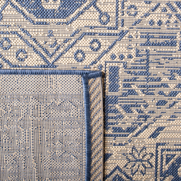 Safavieh Courtyard Elegant Indoor/Outdoor Area Rug With Timeless Design And Durable Craftsmanship For Your Home Beige ,Mocha 88% Polypropylene,12% Polyester Cy8578-07912-5