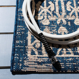 Safavieh Courtyard Elegant Indoor/Outdoor Area Rug With Timeless Design And Durable Craftsmanship For Your Home Beige ,Mocha 88% Polypropylene,12% Polyester Cy8578-07912-5