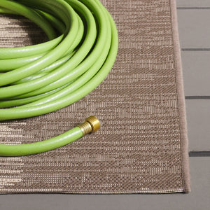 Safavieh Courtyard Elegant Area Rug With Contemporary Jagged Pattern - Perfect For Indoor And Outdoor Spaces Beige ,Blue 88% Polypropylene,12% Polyester Cy8579-23312-8