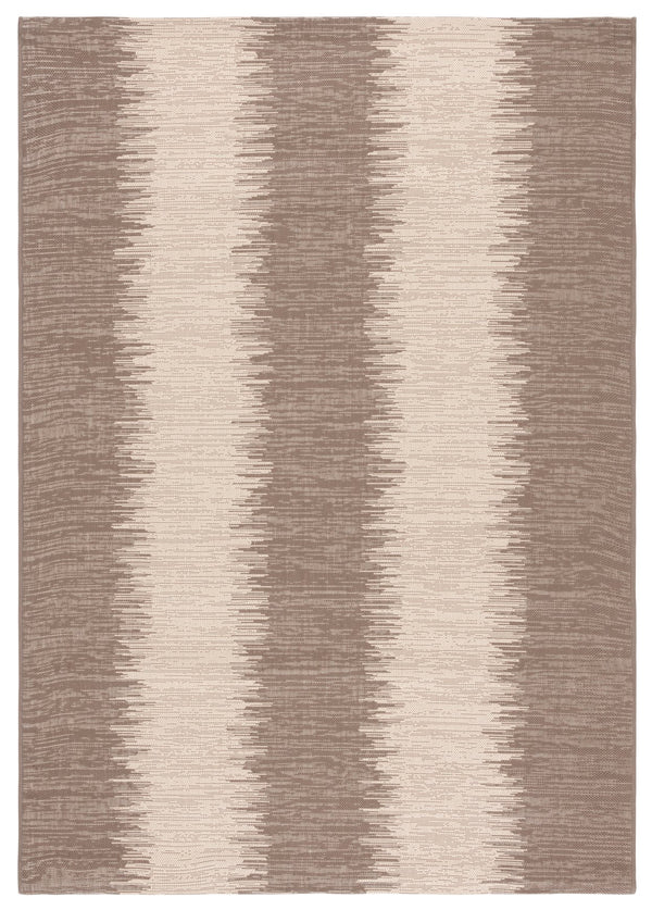 Safavieh Courtyard Elegant Area Rug With Contemporary Jagged Pattern - Perfect For Indoor And Outdoor Spaces Beige ,Blue 88% Polypropylene,12% Polyester Cy8579-23312-8