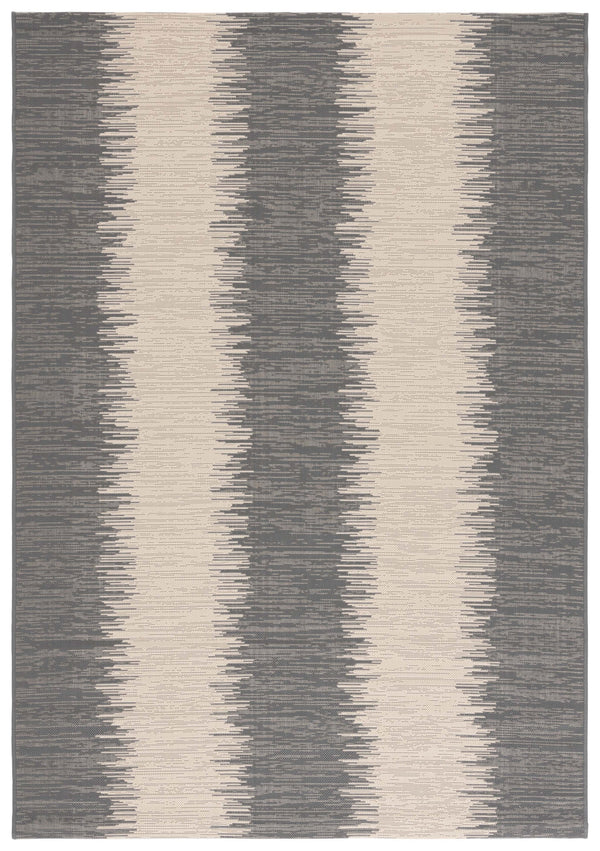 Safavieh Courtyard Elegant Area Rug With Contemporary Jagged Pattern - Perfect For Indoor And Outdoor Spaces Beige ,Blue 88% Polypropylene,12% Polyester Cy8579-23312-8