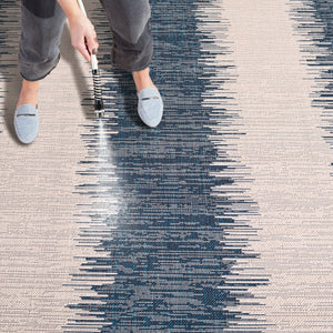 Safavieh Courtyard Elegant Area Rug With Contemporary Jagged Pattern - Perfect For Indoor And Outdoor Spaces Beige ,Blue 88% Polypropylene,12% Polyester Cy8579-23312-8