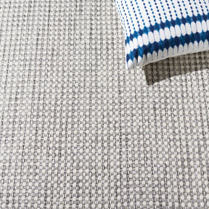 Safavieh Courtyard Indoor/Outdoor Area Rug – Elegant Power-loomed Design For Timeless Home Sophistication Ivory ,Grey 88% Polypropylene,12% Polyester Cy8586-59121-7sq