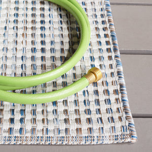 Safavieh Courtyard Indoor/Outdoor Area Rug – Elegant Power-loomed Design For Timeless Home Sophistication Ivory ,Grey 88% Polypropylene,12% Polyester Cy8586-59121-7sq