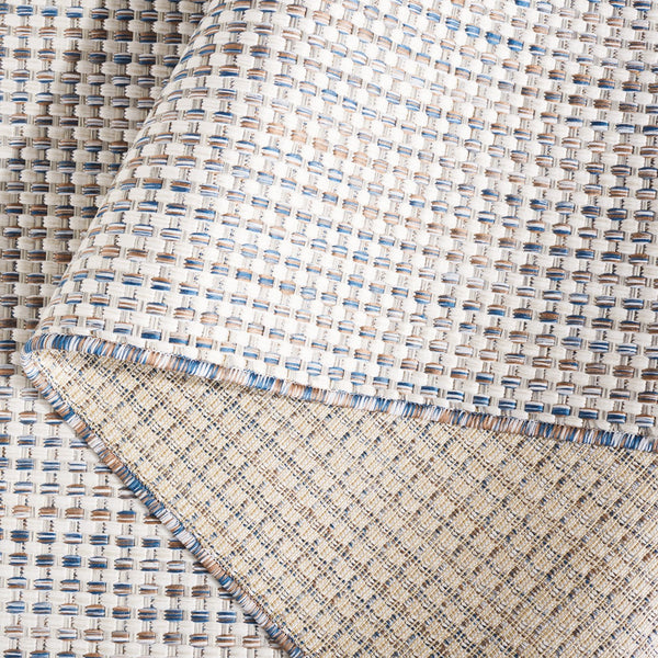 Safavieh Courtyard Indoor/Outdoor Area Rug – Elegant Power-loomed Design For Timeless Home Sophistication Ivory ,Grey 88% Polypropylene,12% Polyester Cy8586-59121-7sq