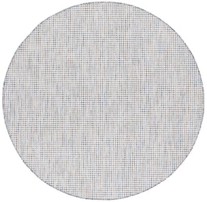 Safavieh Courtyard 8586 Power Loomed Indoor / Outdoor Rug Ivory / Beige Grey 6'-7" x 6'-7" Round