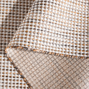 Safavieh Courtyard Indoor/Outdoor Area Rug – Elegant Power-loomed Design For Timeless Home Sophistication Ivory ,Grey 88% Polypropylene,12% Polyester Cy8586-59121-7sq