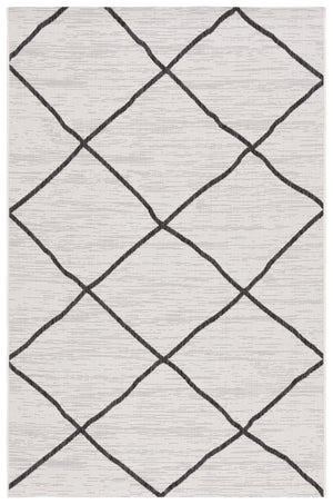 Safavieh Courtyard Elegant Geometric Area Rug - Durable Indoor/Outdoor Design For Modern Home Decor Ivory ,Brown 88% Polypropylene,12% Polyester Cy8635-59312-5