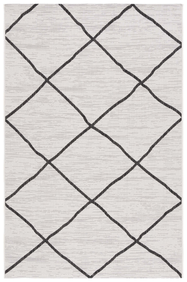 Safavieh Courtyard Elegant Geometric Area Rug - Durable Indoor/Outdoor Design For Modern Home Decor Ivory ,Brown 88% Polypropylene,12% Polyester Cy8635-59312-5