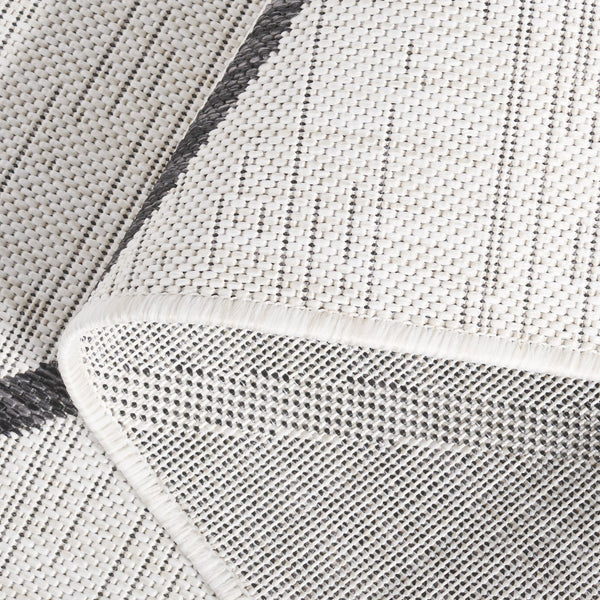 Safavieh Courtyard Elegant Geometric Area Rug - Durable Indoor/Outdoor Design For Modern Home Decor Ivory ,Brown 88% Polypropylene,12% Polyester Cy8635-59312-5