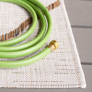 Safavieh Courtyard Elegant Geometric Area Rug - Durable Indoor/Outdoor Design For Modern Home Decor Ivory ,Brown 88% Polypropylene,12% Polyester Cy8635-59312-5