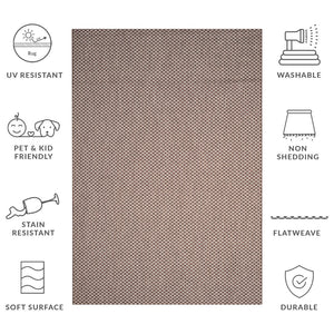 Safavieh Courtyard Indoor/Outdoor Area Rug - Elegant Power-loomed Design For Modern Spaces And Easy Care Black ,Light Grey 88% Polypropylene,12% Polyester Cy8653-37621-10