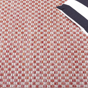 Safavieh Courtyard Contemporary Indoor/Outdoor Runner Rug - Elegant Light Brown And Grey Design For Your Space Blue ,Light Grey 88% Polypropylene,12% Polyester Cy8653-36821-5r