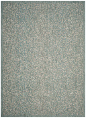 Safavieh Courtyard Stylish Area Rug For Indoors And Outdoors - Elegant Design With Animal Print Charm Black ,Light Grey 88% Polypropylene,12% Polyester Cy8659-37621-5