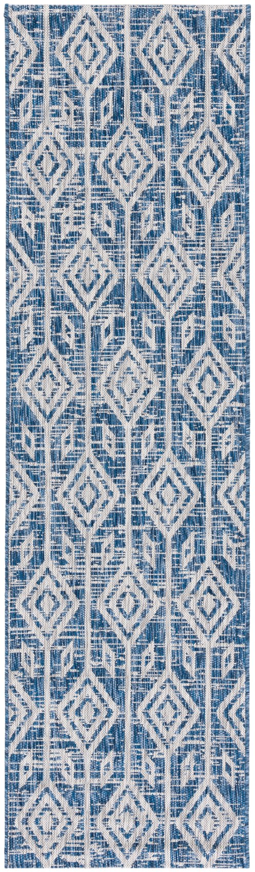 Safavieh Courtyard Santorini Geometric Area Rug – Stylish Tribal Pattern For Indoor & Outdoor Spaces Black ,Grey 85.4% Polypropylene,10.4% Polyester,4.2% Latex Cy8662-37621-28