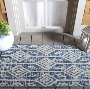 Safavieh Courtyard Santorini Geometric Area Rug – Stylish Tribal Pattern For Indoor & Outdoor Spaces Black ,Grey 85.4% Polypropylene,10.4% Polyester,4.2% Latex Cy8662-37621-28