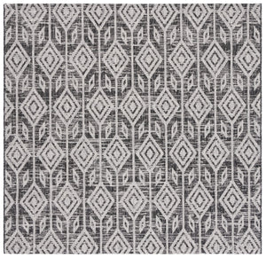 Safavieh Courtyard Santorini Geometric Area Rug – Stylish Tribal Pattern For Indoor & Outdoor Spaces Black ,Grey 85.4% Polypropylene,10.4% Polyester,4.2% Latex Cy8662-37621-28