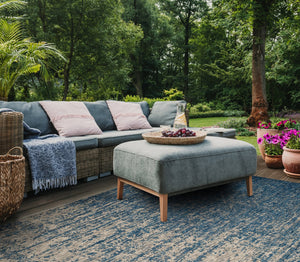 Safavieh Courtyard Indoor/Outdoor Area Rug - Elegant Abstract Design, Durable, Oeko-tex Certified Comfort Rust ,Grey 88% Polypropylene,12% Polyester Cy8667-36521-8