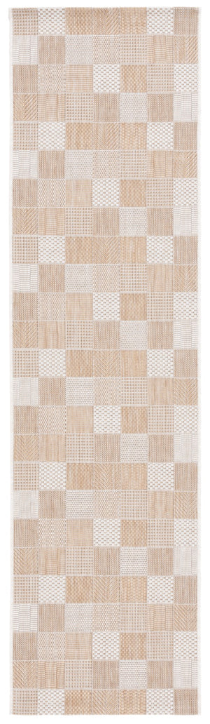 Safavieh Courtyard 8676 Power Loomed 88% Polypropylene, 12% Polyester Indoor / Outdoor Rug Natural / Beige CY8676-53021-28