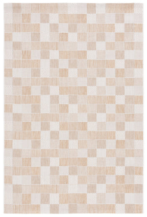 Safavieh Courtyard Elegant Modern Area Rug For Indoor/Outdoor Spaces – Durable, Chic, And Oeko-tex Certified Grey ,Dark Grey 88% Polypropylene,12% Polyester Cy8676-55312-4