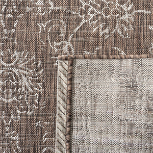 Safavieh Courtyard Exquisite Area Rug - Timeless Elegance In Aqua And Navy For Indoor Or Outdoor Spaces Green ,Ivory 88% Polypropylene,12% Polyester Cy8680-55721-9