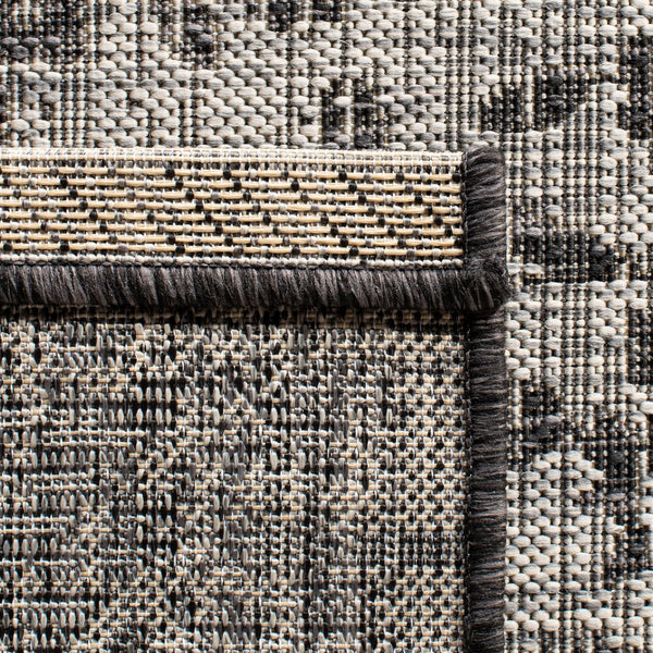 Safavieh Courtyard Power Loomed Area Rug In Serene Blue And Grey - Timeless Elegance For Any Space Navy ,Aqua 85.4% Polypropylene,10.4% Polyester,4.2% Latex Cy8720-39421-4