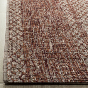 Safavieh Courtyard Elegant Terracotta Runner Rug – Durable, Stylish, And Perfect For Hallways Or Outdoor Use Light Beige ,Terracotta 88% Polypropylene,12% Polyester Cy8736-36512-212