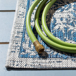 Safavieh Courtyard Exquisite Area Rug - Luxurious Navy And Light Grey Design For Timeless Elegance And Comfort Navy ,Light Grey 85.4% Polypropylene,10.4% Polyester,4.2% Latex Cy8763-36821-3