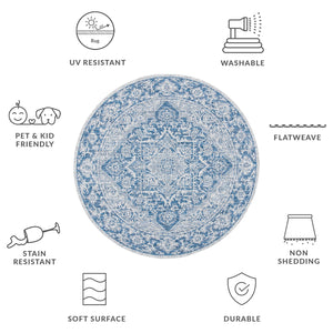 Safavieh Courtyard Exquisite Area Rug - Luxurious Navy And Light Grey Design For Timeless Elegance And Comfort Navy ,Light Grey 85.4% Polypropylene,10.4% Polyester,4.2% Latex Cy8763-36821-3