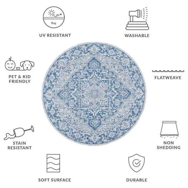 Safavieh Courtyard Exquisite Area Rug - Luxurious Navy And Light Grey Design For Timeless Elegance And Comfort Navy ,Light Grey 85.4% Polypropylene,10.4% Polyester,4.2% Latex Cy8763-36821-3