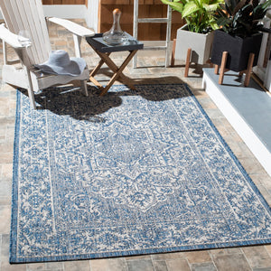 Safavieh Courtyard Exquisite Area Rug - Luxurious Navy And Light Grey Design For Timeless Elegance And Comfort Navy ,Light Grey 85.4% Polypropylene,10.4% Polyester,4.2% Latex Cy8763-36821-3