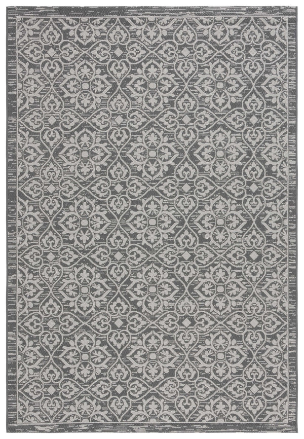 Safavieh Courtyard Elegant Power Loomed Area Rug - Luxurious Brown & Beige Centerpiece For Any Space Dark Grey ,Light Grey 88% Polypropylene,12% Polyester Cy8766-07821-810