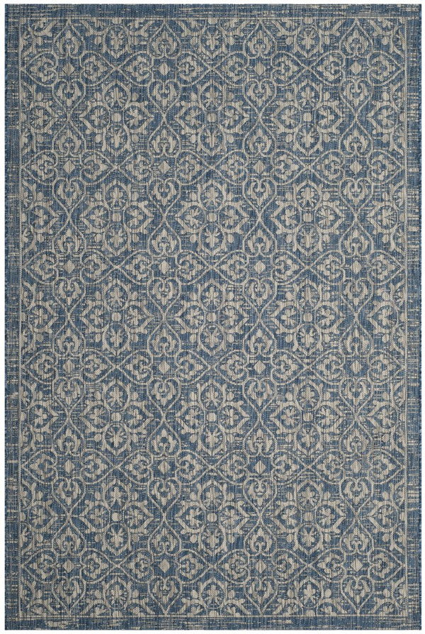 Safavieh Courtyard Elegant Power Loomed Area Rug - Luxurious Brown & Beige Centerpiece For Any Space Dark Grey ,Light Grey 88% Polypropylene,12% Polyester Cy8766-07821-810