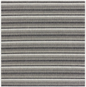 Safavieh Courtyard Contemporary Indoor/Outdoor Area Rug – Sleek Black And Grey Design, Durable & Stylish Comfort Black ,Grey 85.4% Polypropylene,10.4% Polyester,4.2% Latex Cy8784-37612-27