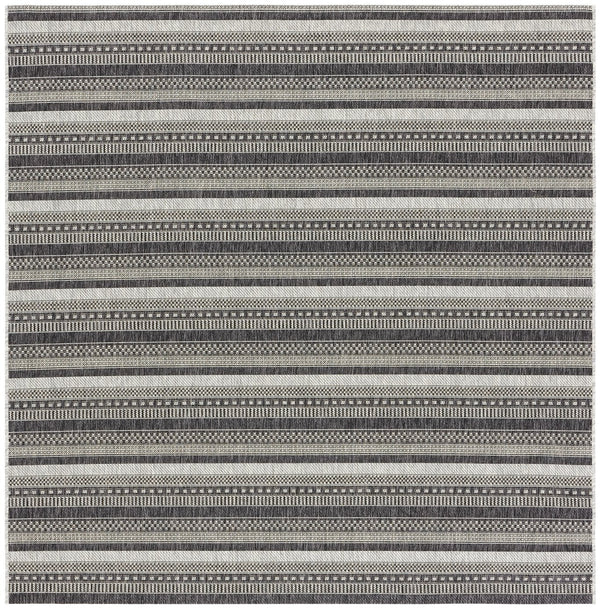 Safavieh Courtyard Contemporary Indoor/Outdoor Area Rug – Sleek Black And Grey Design, Durable & Stylish Comfort Black ,Grey 85.4% Polypropylene,10.4% Polyester,4.2% Latex Cy8784-37612-27
