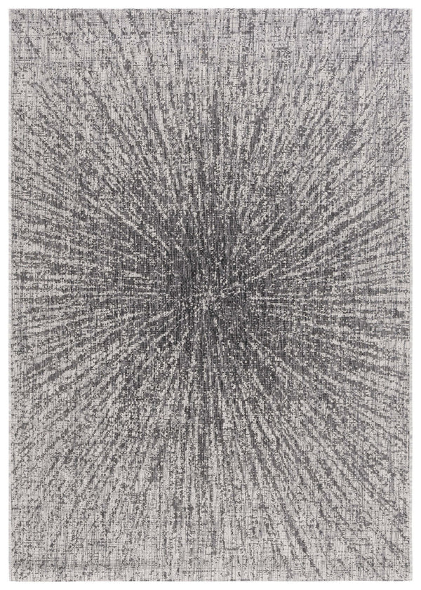 Safavieh Courtyard Exquisite Area Rug For Indoor & Outdoor Spaces - Durable, Stylish, And Oeko-tex Certified Grey ,Black 88% Polypropylene,12% Polyester Cy8795-37612-6