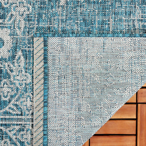 Safavieh Courtyard Navy/Grey Area Rug - Timeless Elegance With Luxurious Patterns For Indoor & Outdoor Spaces Navy ,Grey 88% Polypropylene,12% Polyester Cy8796-36821-5