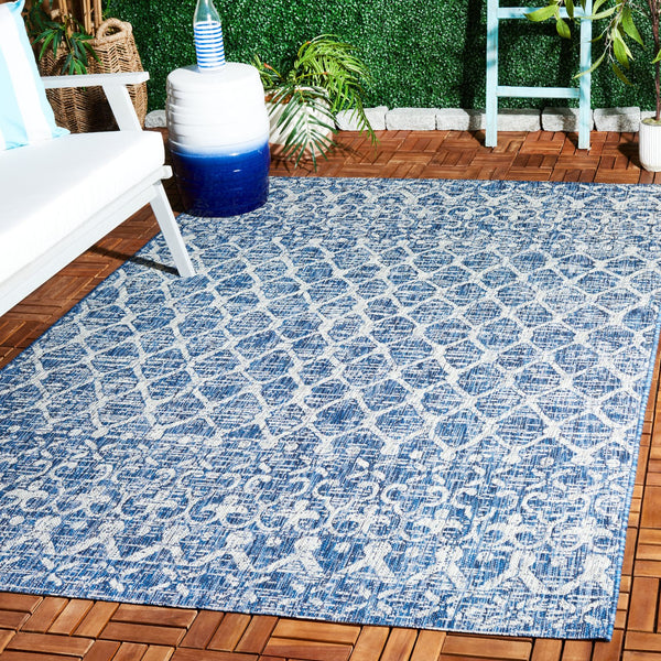 Safavieh Courtyard Elegant Area Rug With Timeless Design In Rust And Grey | Durable, Stylish, And Versatile Rust ,Grey 88% Polypropylene,12% Polyester Cy8798-36521-8