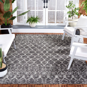 Safavieh Courtyard Elegant Area Rug With Timeless Design In Rust And Grey | Durable, Stylish, And Versatile Rust ,Grey 88% Polypropylene,12% Polyester Cy8798-36521-8