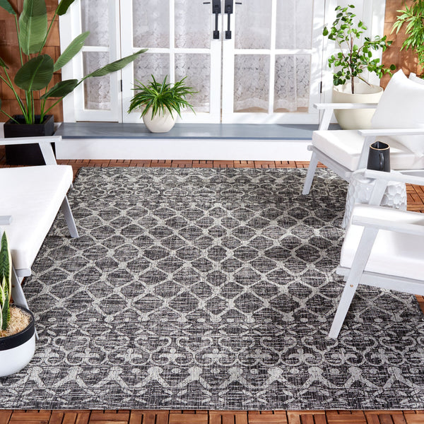 Safavieh Courtyard Elegant Area Rug With Timeless Design In Rust And Grey | Durable, Stylish, And Versatile Rust ,Grey 88% Polypropylene,12% Polyester Cy8798-36521-8