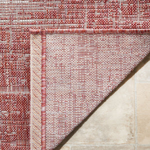 Safavieh Courtyard Elegant Rust Beige Area Rug - 6'7" X 9'6" - Durable, Stylish, Eco-friendly Design For Home Rust ,Beige 88% Polypropylene,12% Polyester Cy8806-36521-6