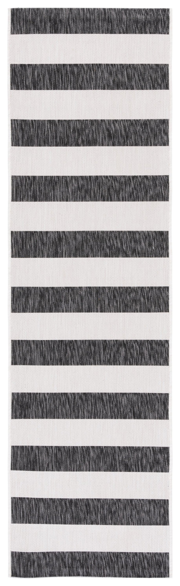 Safavieh Courtyard Elegant Striped Area Rug – Chic Design For Indoor & Outdoor Use, Durable And Stylish Décor Ivory ,Black 88% Polypropylene,12% Polyester Cy8812-53712-9